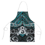 New Zealand Maori Apron Poutama Pikorua - Single Twist Paua Shell