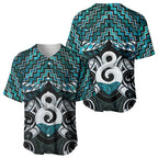 New Zealand Maori Baseball Jersey Poutama Pikorua - Single Twist Paua Shell