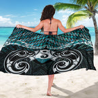 New Zealand Maori Sarong Poutama Pikorua - Single Twist Paua Shell