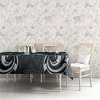 New Zealand Maori Tablecloth Poutama Pikorua - Single Twist Paua Shell