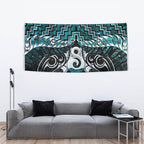 New Zealand Maori Tapestry Poutama Pikorua - Single Twist Paua Shell