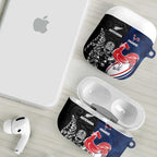 France And New Zealand Rugby AirPods Case Les Bleus Rooster With Maori Tiki - Aussie Hoodie