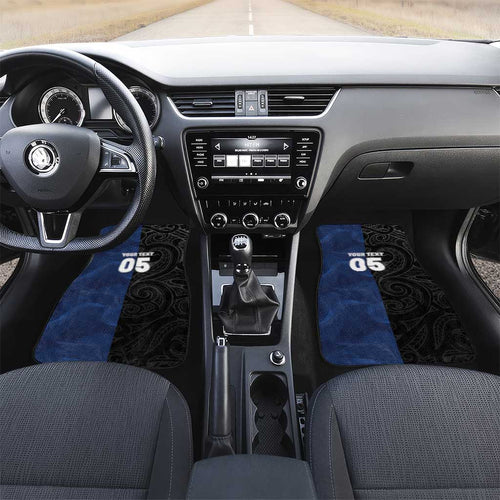 France And New Zealand Rugby Custom Car Mats Les Bleus Rooster With Maori Tiki - Aussie Hoodie