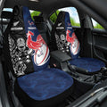 France And New Zealand Rugby Car Seat Cover Les Bleus Rooster With Maori Tiki - Aussie Hoodie