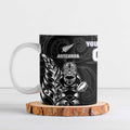 France And New Zealand Rugby Custom Ceramic Mug Les Bleus Rooster With Maori Tiki - Aussie Hoodie