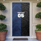 France And New Zealand Rugby Custom Door Cover Les Bleus Rooster With Maori Tiki - Aussie Hoodie