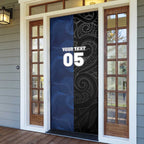 France And New Zealand Rugby Custom Door Cover Les Bleus Rooster With Maori Tiki - Aussie Hoodie