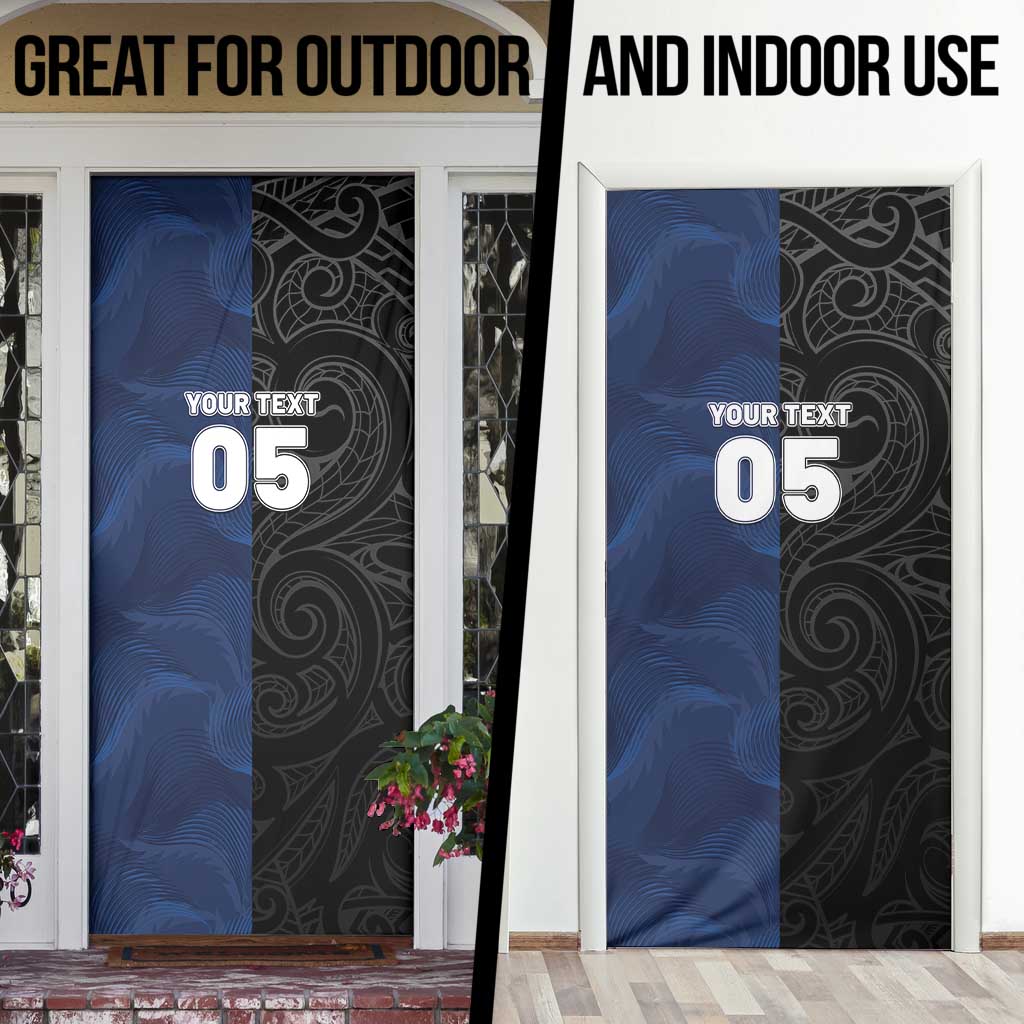 France And New Zealand Rugby Custom Door Cover Les Bleus Rooster With Maori Tiki - Aussie Hoodie