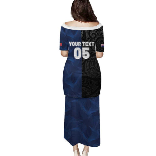 France And New Zealand Rugby Custom Family Matching Puletasi and Hawaiian Shirt Les Bleus Rooster With Maori Tiki - Aussie Hoodie