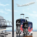 France And New Zealand Rugby Luggage Cover Les Bleus Rooster With Maori Tiki - Aussie Hoodie