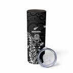 France And New Zealand Rugby Custom Skinny Tumbler Les Bleus Rooster With Maori Tiki - Aussie Hoodie