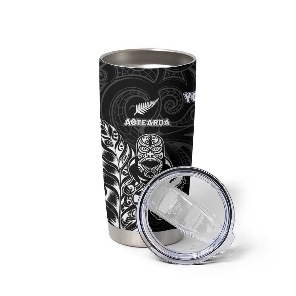 France And New Zealand Rugby Custom Tumbler Cup Les Bleus Rooster With Maori Tiki - Aussie Hoodie