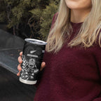 France And New Zealand Rugby Custom Tumbler Cup Les Bleus Rooster With Maori Tiki - Aussie Hoodie