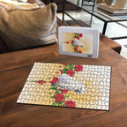 New Zealand Aotearoa Cockatoo Puzzle Maori Pattern With Pohutukawa Flowers