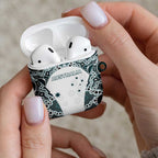 Australia Rugby 2026 AirPods Case Go Wallabies Aboriginal Pattern White Version - Aussie Hoodie