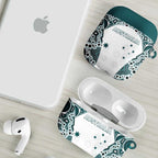 Australia Rugby 2026 AirPods Case Go Wallabies Aboriginal Pattern White Version - Aussie Hoodie