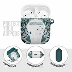 Australia Rugby 2026 AirPods Case Go Wallabies Aboriginal Pattern White Version - Aussie Hoodie