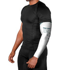 Custom Australia Rugby 2026 Arm Sleeves Go Wallabies Aboriginal Pattern White Version - Aussie Hoodie