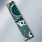 Australia Rugby 2026 Auto Sun Shade Go Wallabies Aboriginal Pattern White Version - Aussie Hoodie