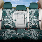 Australia Rugby 2026 Back Car Seat Cover Go Wallabies Aboriginal Pattern White Version - Aussie Hoodie