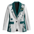 Custom Australia Rugby 2026 Blazer Go Wallabies Aboriginal Pattern White Version - Aussie Hoodie