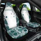 Australia Rugby 2026 Car Seat Cover Go Wallabies Aboriginal Pattern White Version - Aussie Hoodie