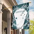Australia Rugby 2026 Garden Flag Go Wallabies Aboriginal Pattern White Version - Aussie Hoodie