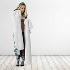 Australia Rugby 2026 Hooded Blanket Go Wallabies Aboriginal Pattern White Version - Aussie Hoodie