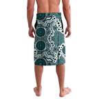 Custom Australia Rugby 2026 Lavalava Go Wallabies Aboriginal Pattern White Version - Aussie Hoodie