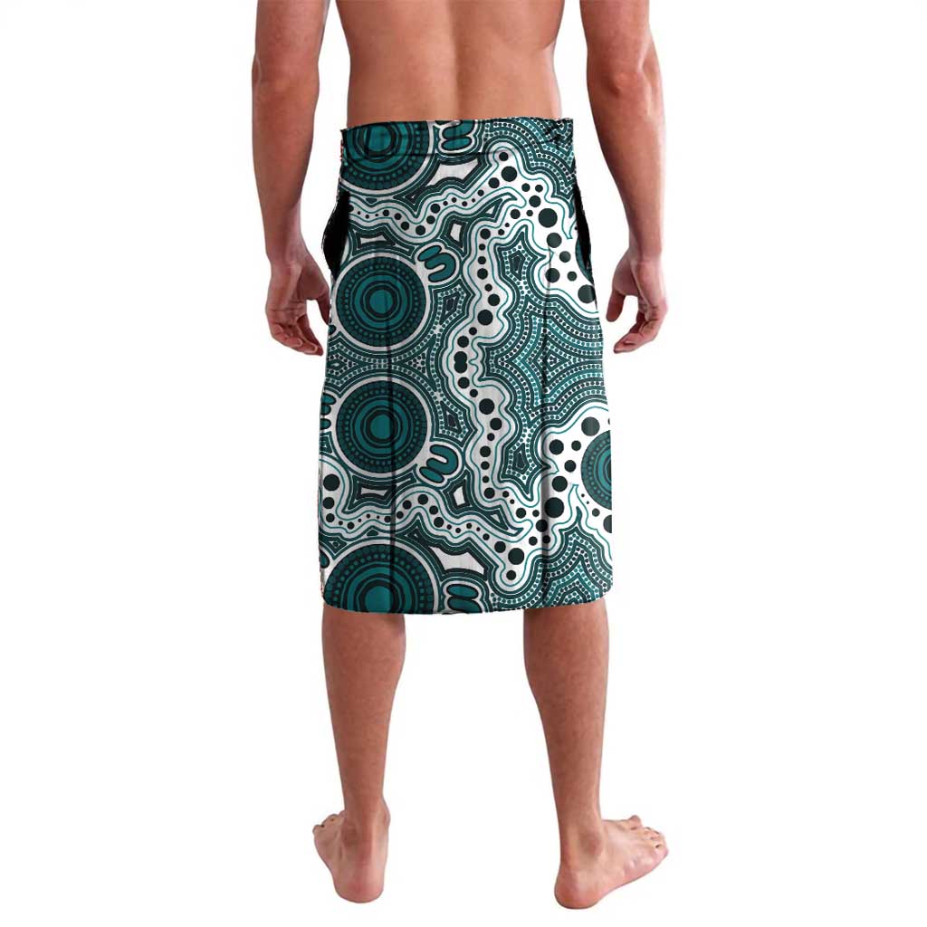 Custom Australia Rugby 2026 Lavalava Go Wallabies Aboriginal Pattern White Version - Aussie Hoodie