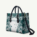 Australia Rugby 2026 Leather Bag Go Wallabies Aboriginal Pattern White Version - Aussie Hoodie