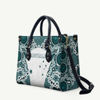 Australia Rugby 2026 Leather Bag Go Wallabies Aboriginal Pattern White Version - Aussie Hoodie