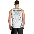 Custom Australia Rugby 2026 Men Tank Top Go Wallabies Aboriginal Pattern White Version - Aussie Hoodie