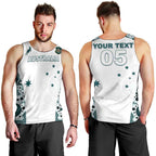 Custom Australia Rugby 2026 Men Tank Top Go Wallabies Aboriginal Pattern White Version - Aussie Hoodie