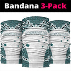 Australia Rugby 2026 Neck Gaiter Go Wallabies Aboriginal Pattern White Version - Aussie Hoodie