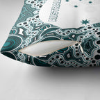 Australia Rugby 2026 Pillow Cover Go Wallabies Aboriginal Pattern White Version - Aussie Hoodie