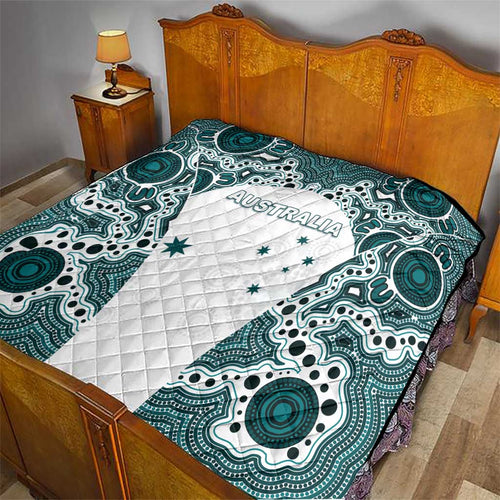 Australia Rugby 2026 Quilt Go Wallabies Aboriginal Pattern White Version - Aussie Hoodie