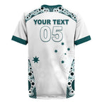 Custom Australia Rugby 2026 Rugby Jersey Go Wallabies Aboriginal Pattern White Version - Aussie Hoodie