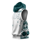 Custom Australia Rugby 2026 Sleeveless Hoodie Go Wallabies Aboriginal Pattern White Version - Aussie Hoodie
