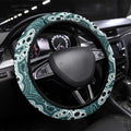 Australia Rugby 2026 Steering Wheel Cover Go Wallabies Aboriginal Pattern White Version - Aussie Hoodie