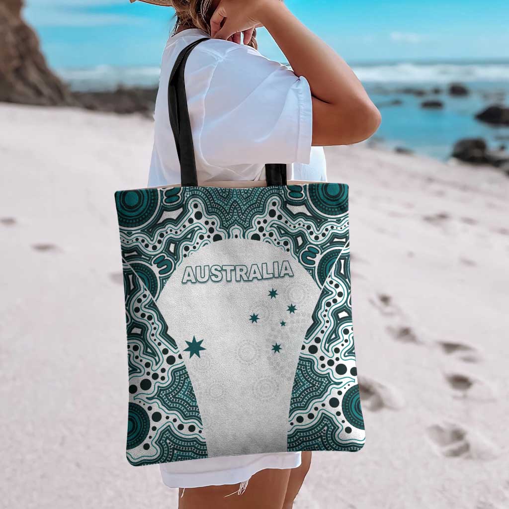 Australia Rugby 2026 Tote Bag Go Wallabies Aboriginal Pattern White Version - Aussie Hoodie