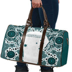 Australia Rugby 2026 Travel Bag Go Wallabies Aboriginal Pattern White Version - Aussie Hoodie