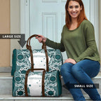 Australia Rugby 2026 Travel Bag Go Wallabies Aboriginal Pattern White Version - Aussie Hoodie