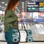 Australia Rugby 2026 Travel Bag Go Wallabies Aboriginal Pattern White Version - Aussie Hoodie