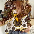 custom-personalised-and-number-hawks-afl-women-casual-shirt-aboriginal-patterns