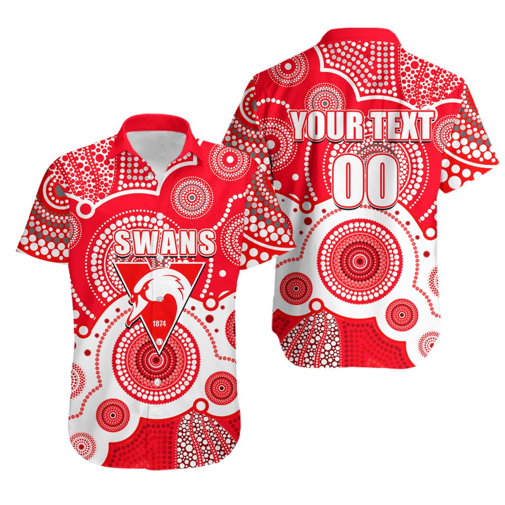 custom-personalised-and-number-swans-afl-hawaiian-shirt-aboriginal-patterns