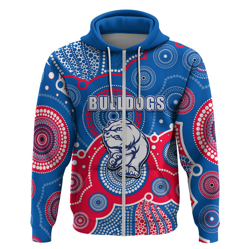 custom-personalised-and-number-bulldogs-afl-hoodie-aboriginal-patterns