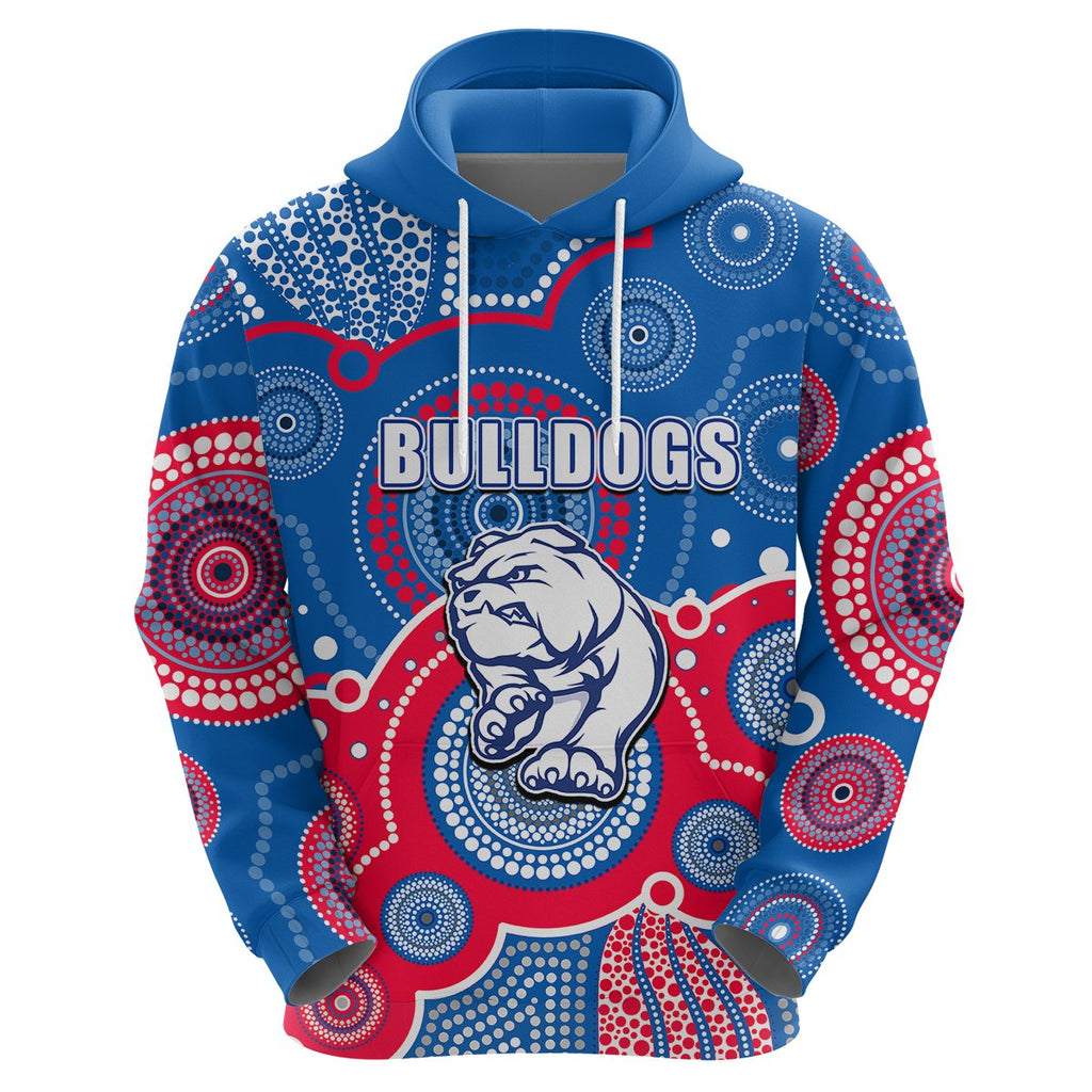 custom-personalised-and-number-bulldogs-afl-hoodie-aboriginal-patterns