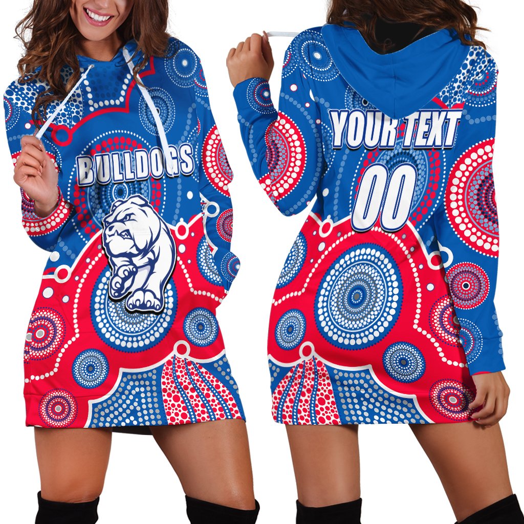 custom-personalised-and-number-bulldogs-afl-hoodie-dress-aboriginal-patterns