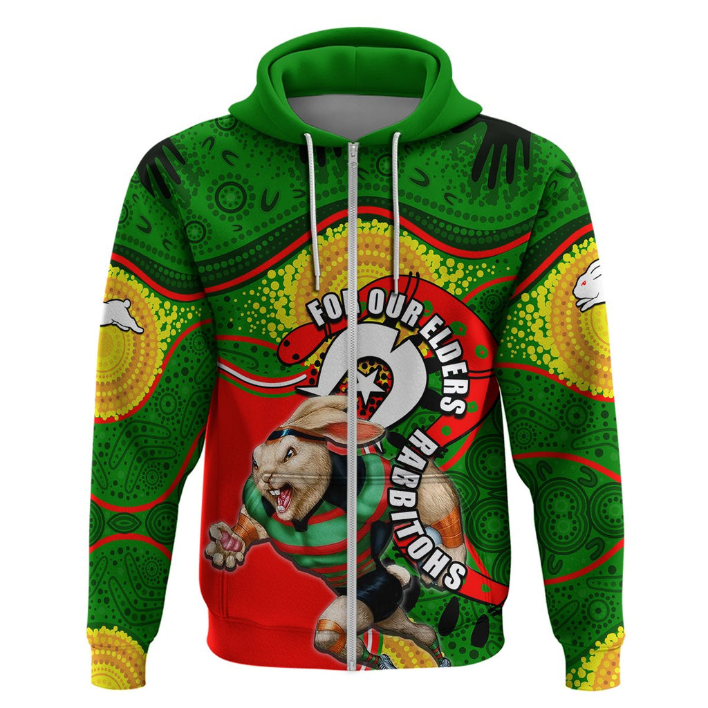 rabbitohs-mascot-nrl-hoodie-naidoc